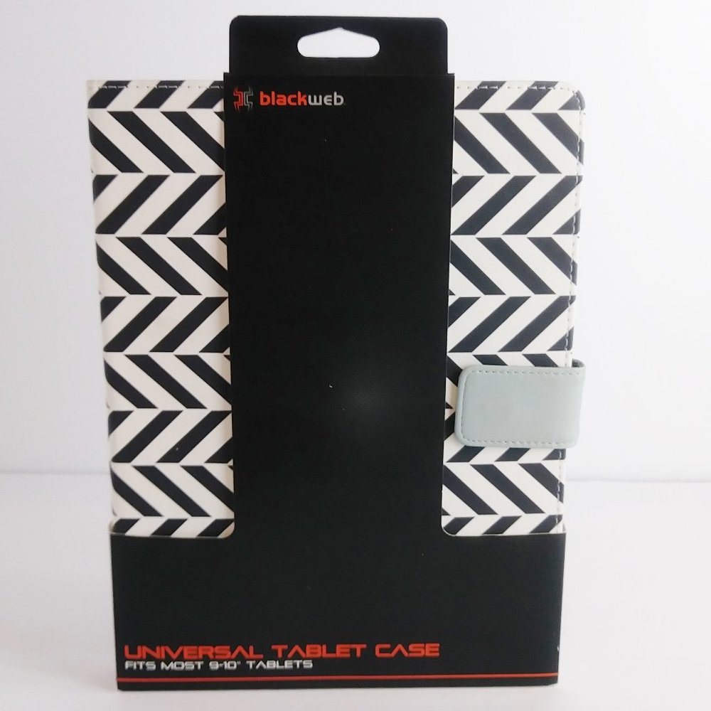 Blackweb universal tablet case holds 9-10" tablet